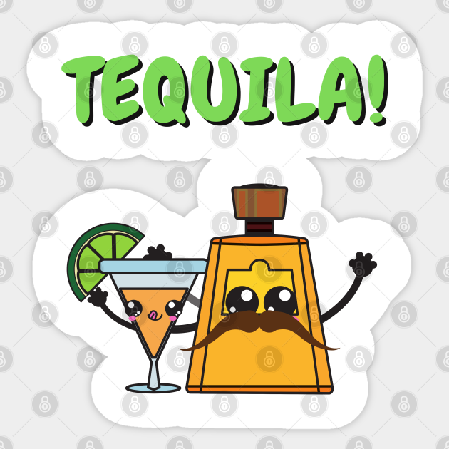 It's Tequila Time Tequila Time Sticker TeePublic